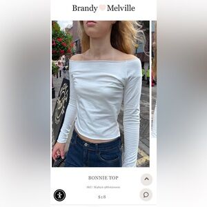 NWT Brandy Melville Bonnie long sleeved tee.